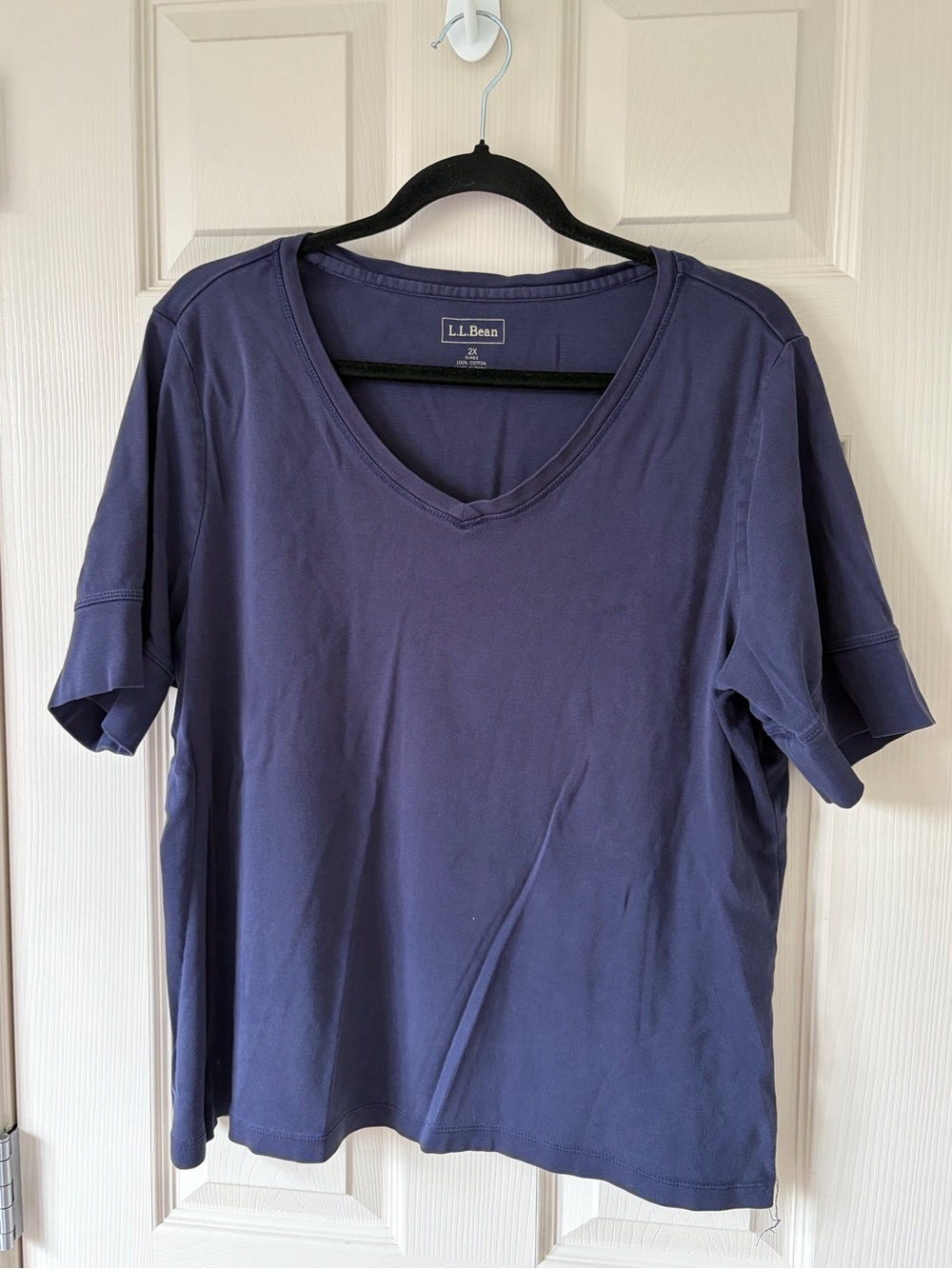 🦋 LL BEAN - 2XL Navy Top - Womens